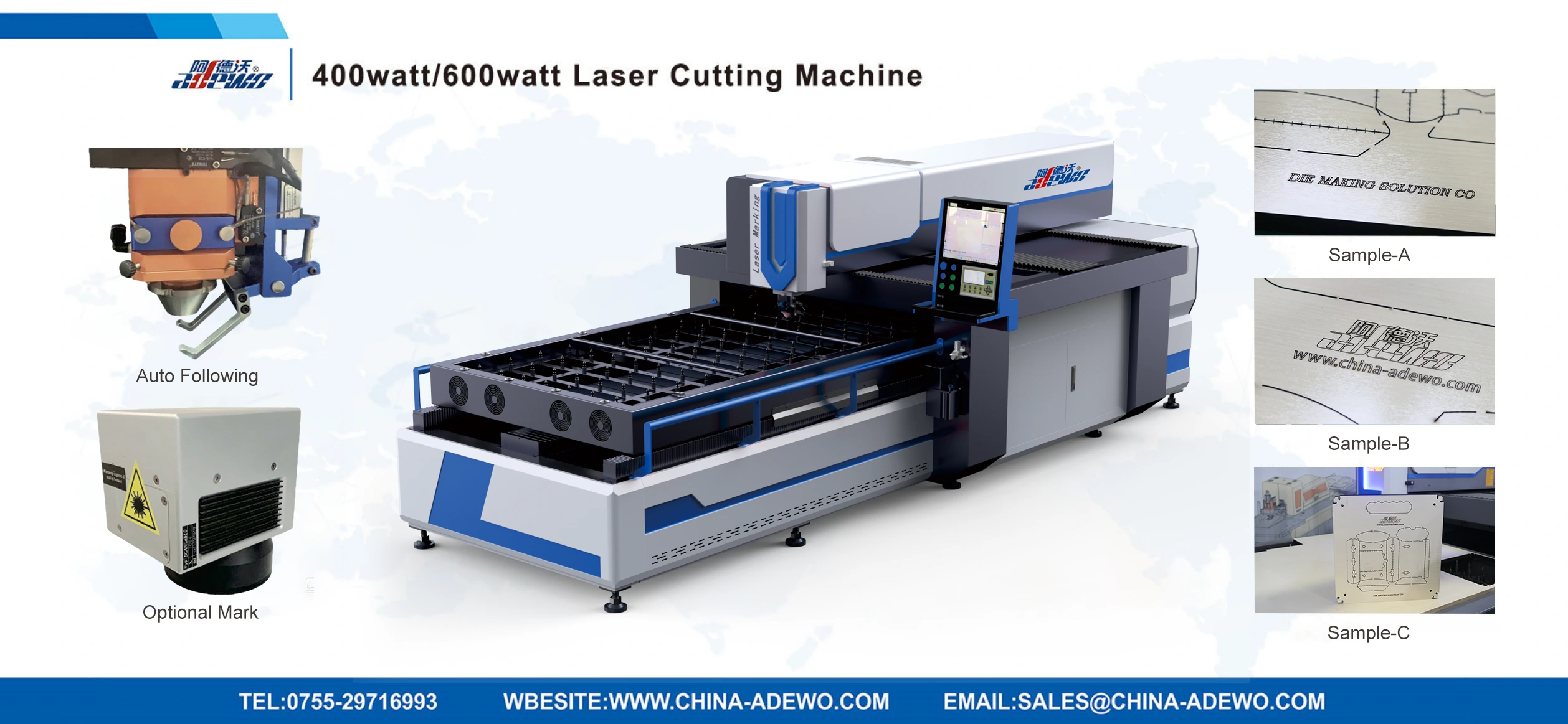 400watt/600watt lazer kesme makinesi üreticisi